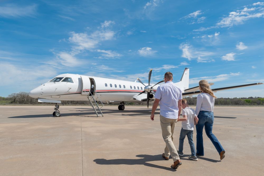 Family Walking to Board Wildcat